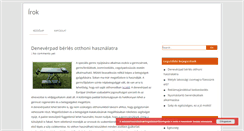 Desktop Screenshot of irok.hu