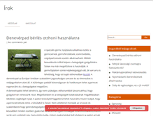 Tablet Screenshot of irok.hu